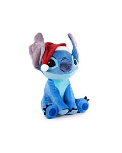 Lilo et Stitch - Peluche Stitch Noël avec Son - 30cm - Qualité Super Soft
