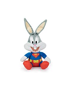 Looney Tunes - Peluche Bugs Bunny Disfrazado de Superhéroe DC - Alta Calidad