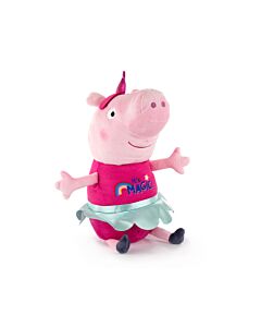 Peppa Pig - Peluche Peppa Pig con Tutu Turquesa - Calidad Super Soft