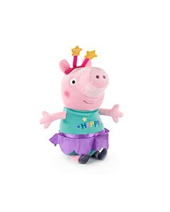 Peppa Pig - Peluche Peppa Pig con Tutu Lilla - Qualità Super Morbida