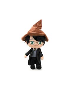 Harry Potter - Peluche Harry Potter avec le Choixpeau Magique - 37cm - Qualité Super Soft