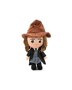 Harry Potter - Peluche Hermione Primer Año con Sombrero Seleccionador - 37cm - Calidad Super Soft
