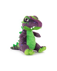 Peluche Dinosaure T-Rex Violet Assis - Tyrannosaurus Rex - 25cm - Qualité Super Soft