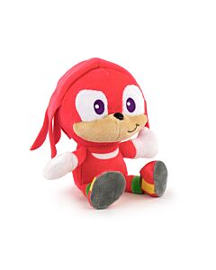 Sonic - Peluche Knuckles The Echidna Cute Color Rojo - 22cm - Calidad Super Soft