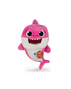 Baby Shark - Peluche Mama Shark avec Son Couleur Rose - Qualité Super Soft