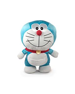 Doraemon - Peluche Grande Doraemon Sonrisa Boca Cerrada - 63cm -  Calidad Super Soft