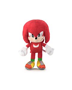Sonic - Peluche Knuckles The Echidna Color Rojo - 29cm - Calidad Super Soft