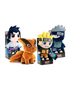 Naruto - Pack Colección 4 Peluches de Naruto y Amigos - 28cm - Calidad Super Soft