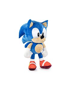 Sonic - Peluche Grande Sonic The Hedgehog Colore Blu - 45cm - Qualità Super Morbida