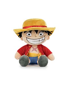 Plüschtier Ruffy Sitzend 22cm - One Piece - Hohe Qualität