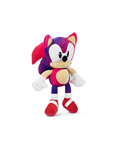 Peluche Sonic Gradiente Rosso 29cm - Sonic The Hedgehog - Alta Qualità