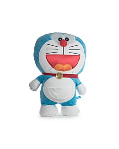 Doraemon - Peluche Grande Doraemon Sonrisa Boca Abierta - 63cm - Calidad Super Soft